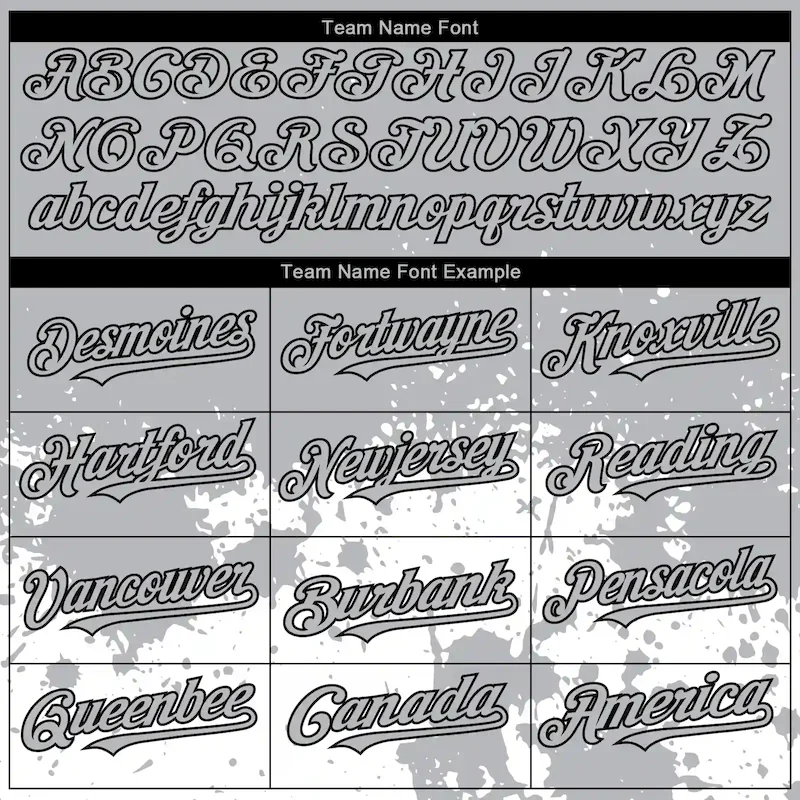 Custom Gray Black-White 3D Pattern Design Abstract Splash Grunge Art Authentic Baseball Jersey Custom Gray Black-White 3D Pattern Design Abstract Splash Grunge Art Authentic Baseball Jersey