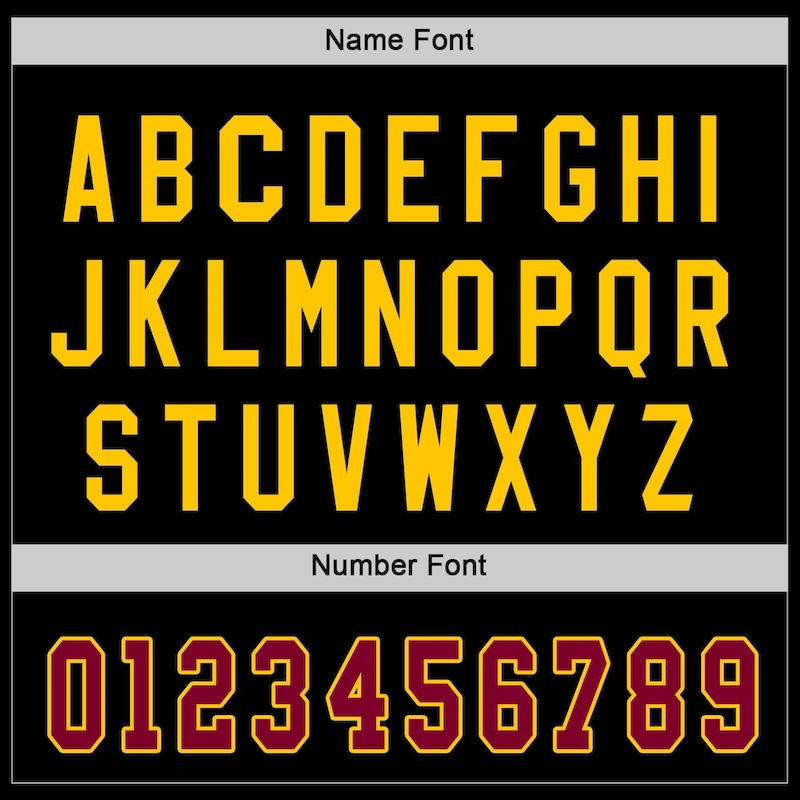 Custom Black Maroon-Gold Hockey Jersey Custom Black Maroon-Gold Hockey Jersey