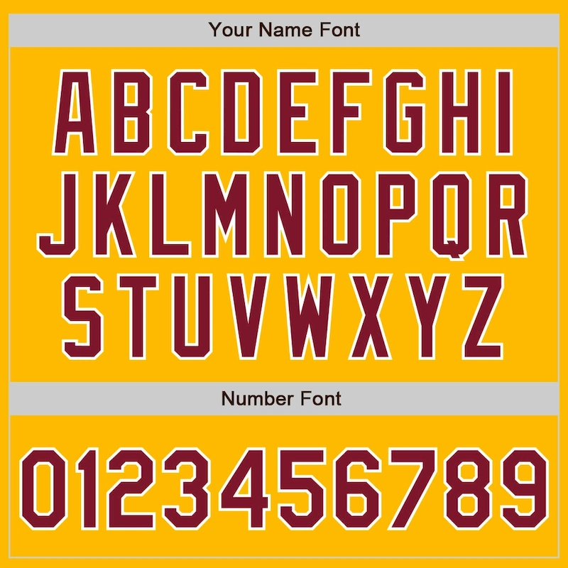 Custom Gold Crimson-White Two-Button Unisex Softball Jersey