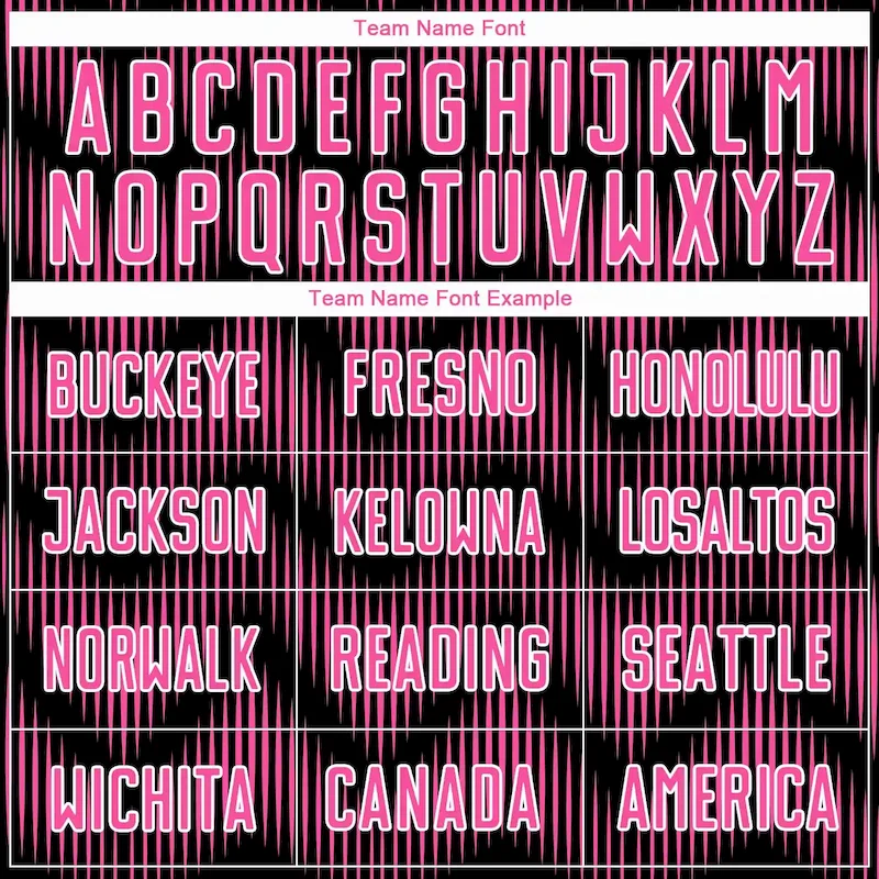 Custom Black Pink-White Line Sublimation Soccer Uniform Jersey Custom Black Pink-White Line Sublimation Soccer Uniform Jersey