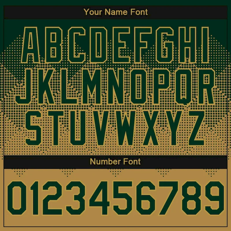 Custom Green Old Gold-Black Gradient Square Shape 3D Pattern Design Bomber Full-Snap Varsity Letterman Hoodie Jacket Custom Green Old Gold-Black Gradient Square Shape 3D Pattern Design Bomber Full-Snap Varsity Letterman Hoodie Jacket