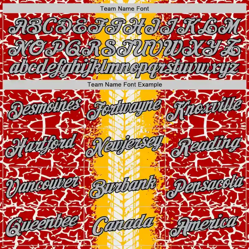 Custom Red Light Gray Gold-Black 3D Esports Performance T-Shirt