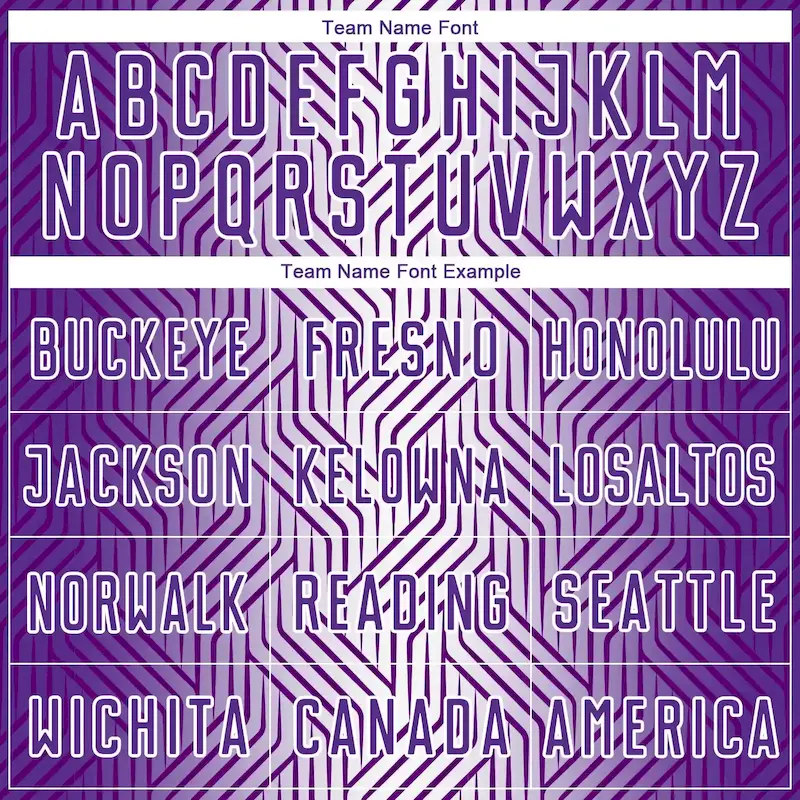 Custom Purple White Lines Sublimation Soccer Uniform Jersey