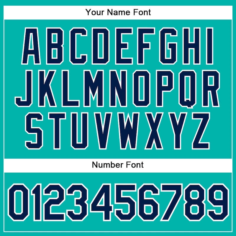 Custom Aqua White Pinstripe Navy Authentic Baseball Jersey