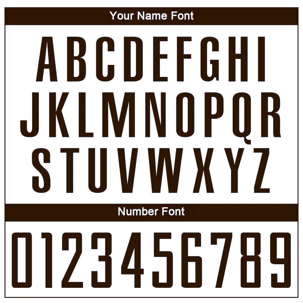 Custom White Brown Sublimation rugby Uniform Jersey