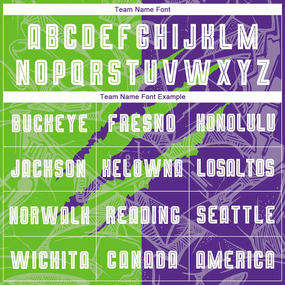 Custom Graffiti Pattern Aurora Green-Purple Scratch Sublimation rugby Uniform Jersey