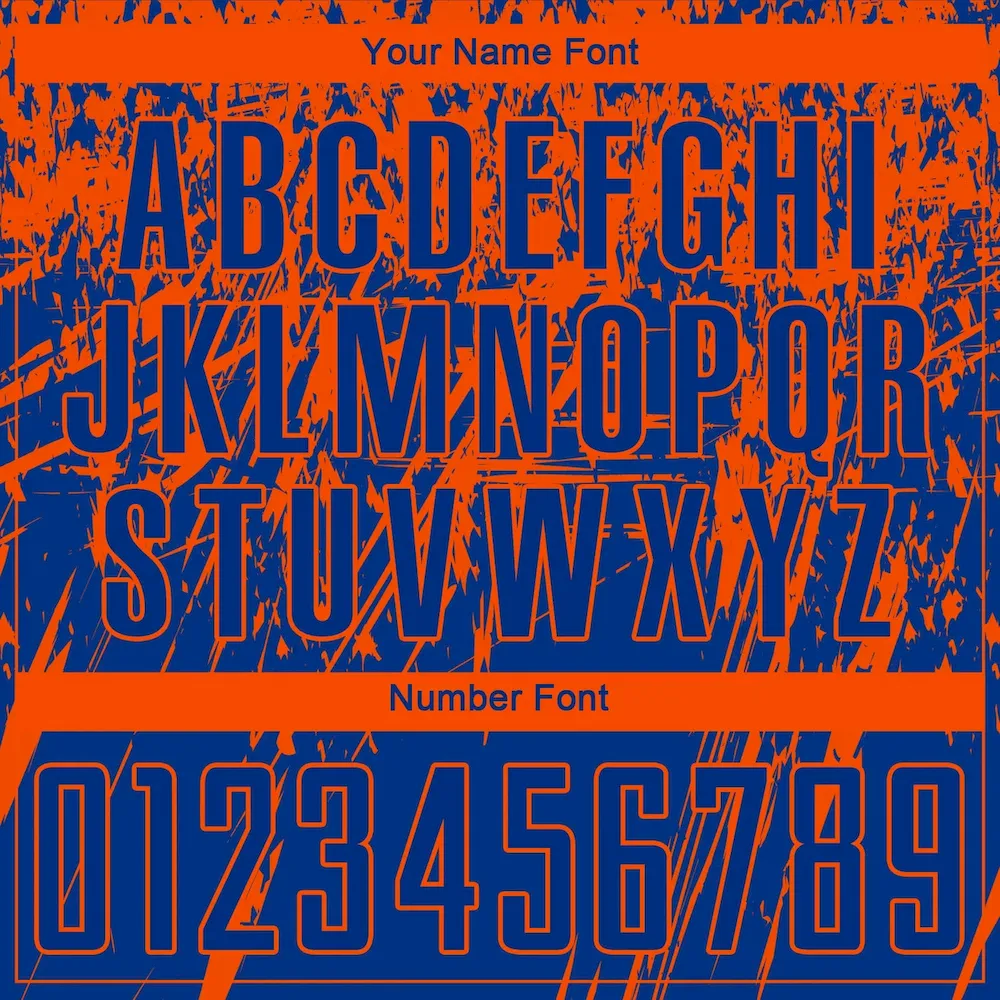 Custom Royal Orange Sublimation rugby Uniform Jersey Custom Royal Orange Sublimation rugby Uniform Jersey