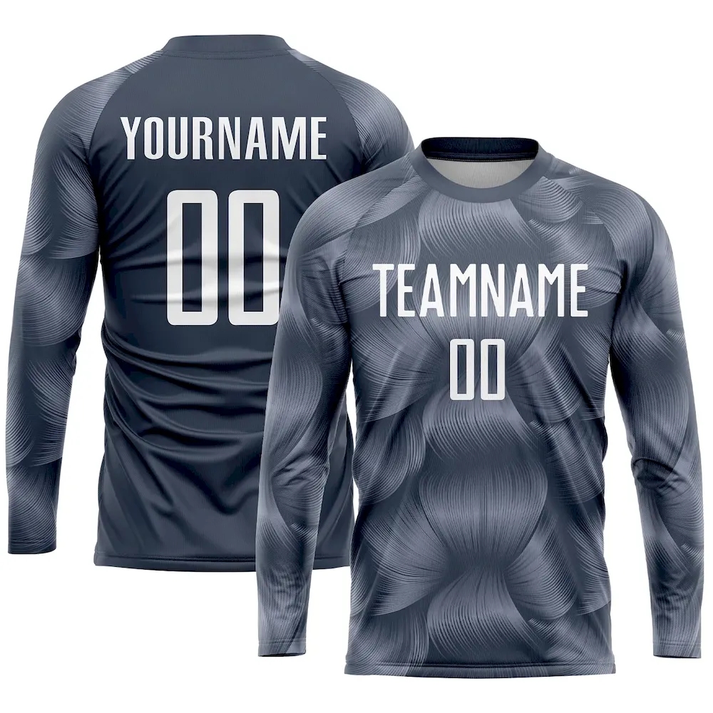Custom Steel Gray White Sublimation rugby Uniform Jersey