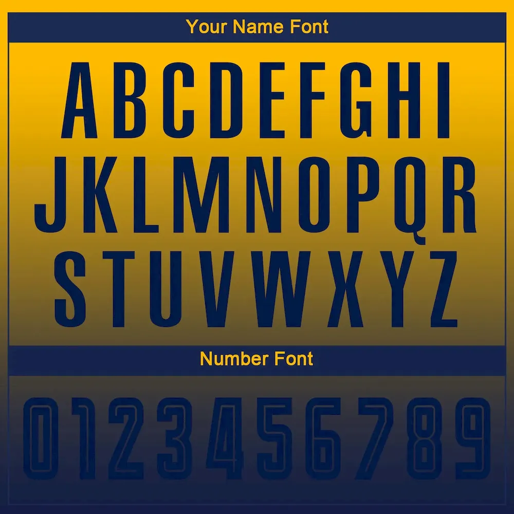 Custom Gold Navy Sublimation Long Sleeve Fade Fashion rugby Uniform Jersey Custom Gold Navy Sublimation Long Sleeve Fade Fashion rugby Uniform Jersey