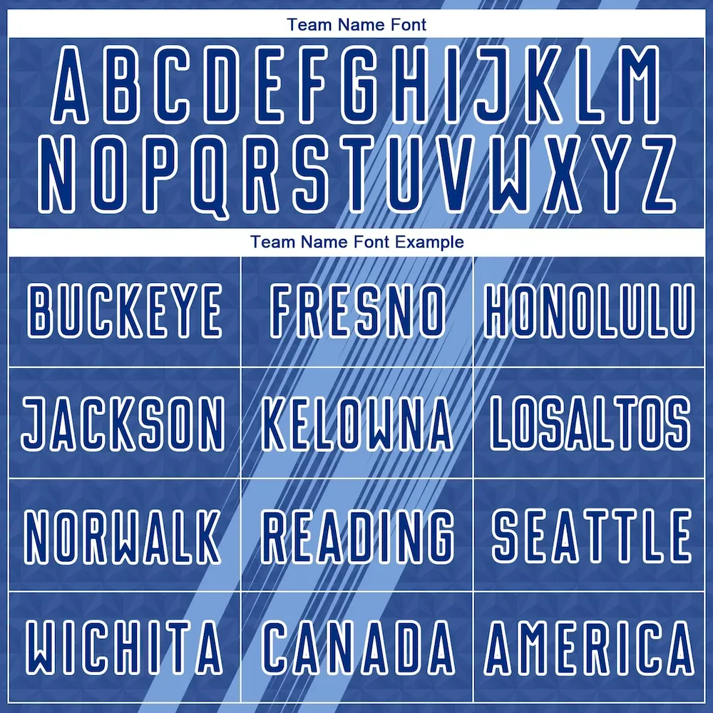 Custom Royal White Diagonal Lines Sublimation rugby Uniform Jersey