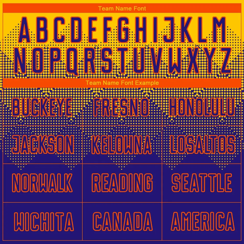 Custom Gold Dark Purple-Orange Sublimation rugby Uniform Jersey Custom Gold Dark Purple-Orange Sublimation rugby Uniform Jersey