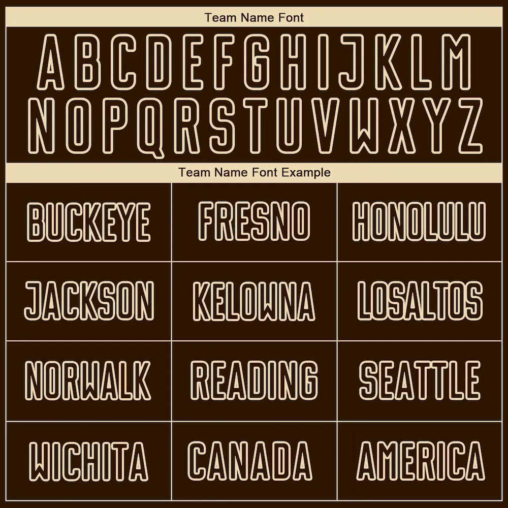 Custom Brown Cream Sublimation rugby Uniform Jersey