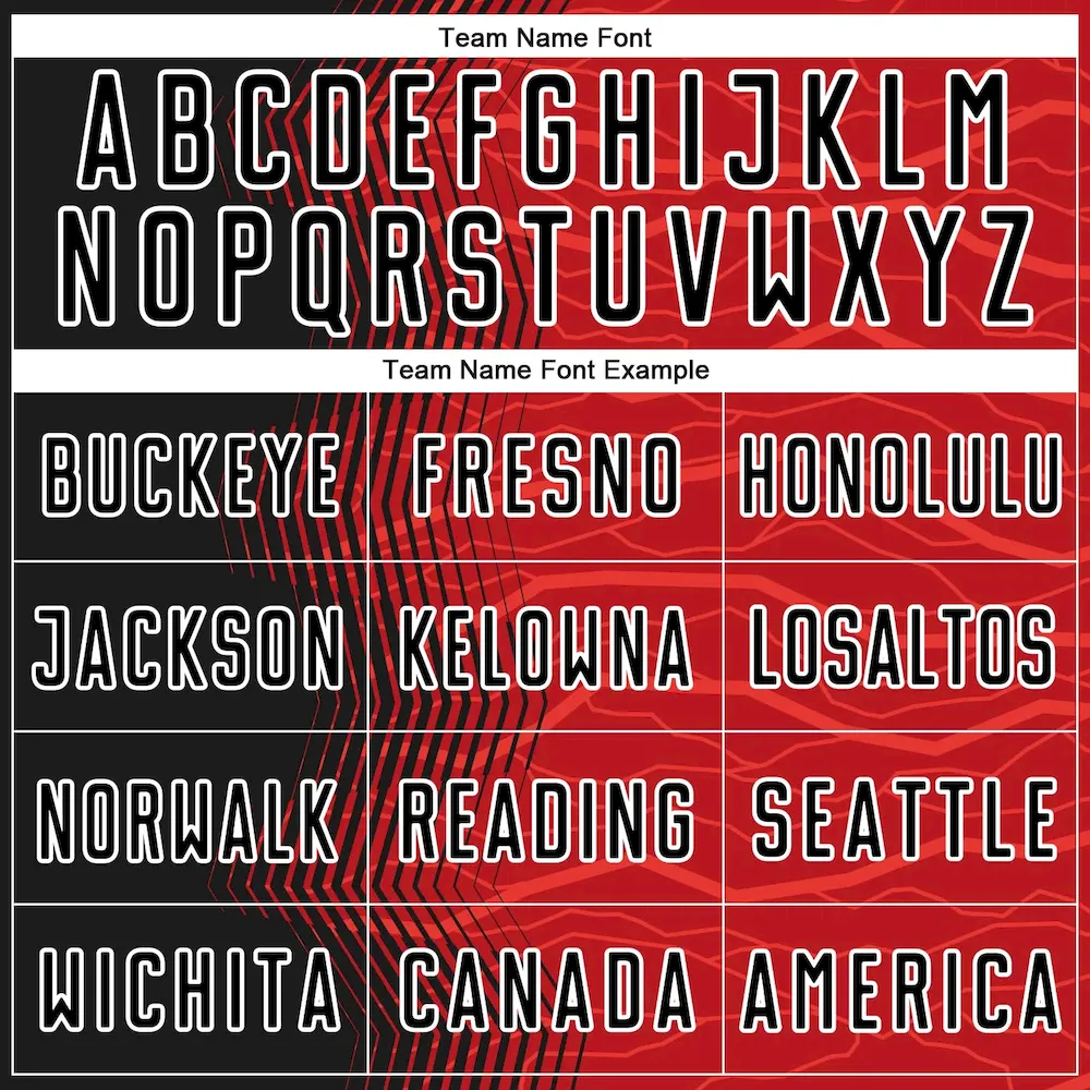 Custom Red Black-White Gradient Arrow Sublimation rugby Uniform Jersey