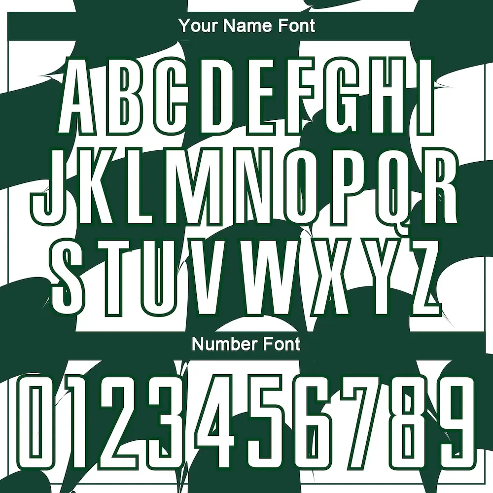 Custom White Green Plaid Sublimation rugby Uniform Jersey