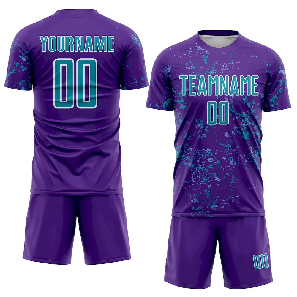 Custom Purple Teal-Light Blue Abstract Fragment Art Sublimation rugby Uniform Jersey Custom Purple Teal-Light Blue Abstract Fragment Art Sublimation rugby Uniform Jersey