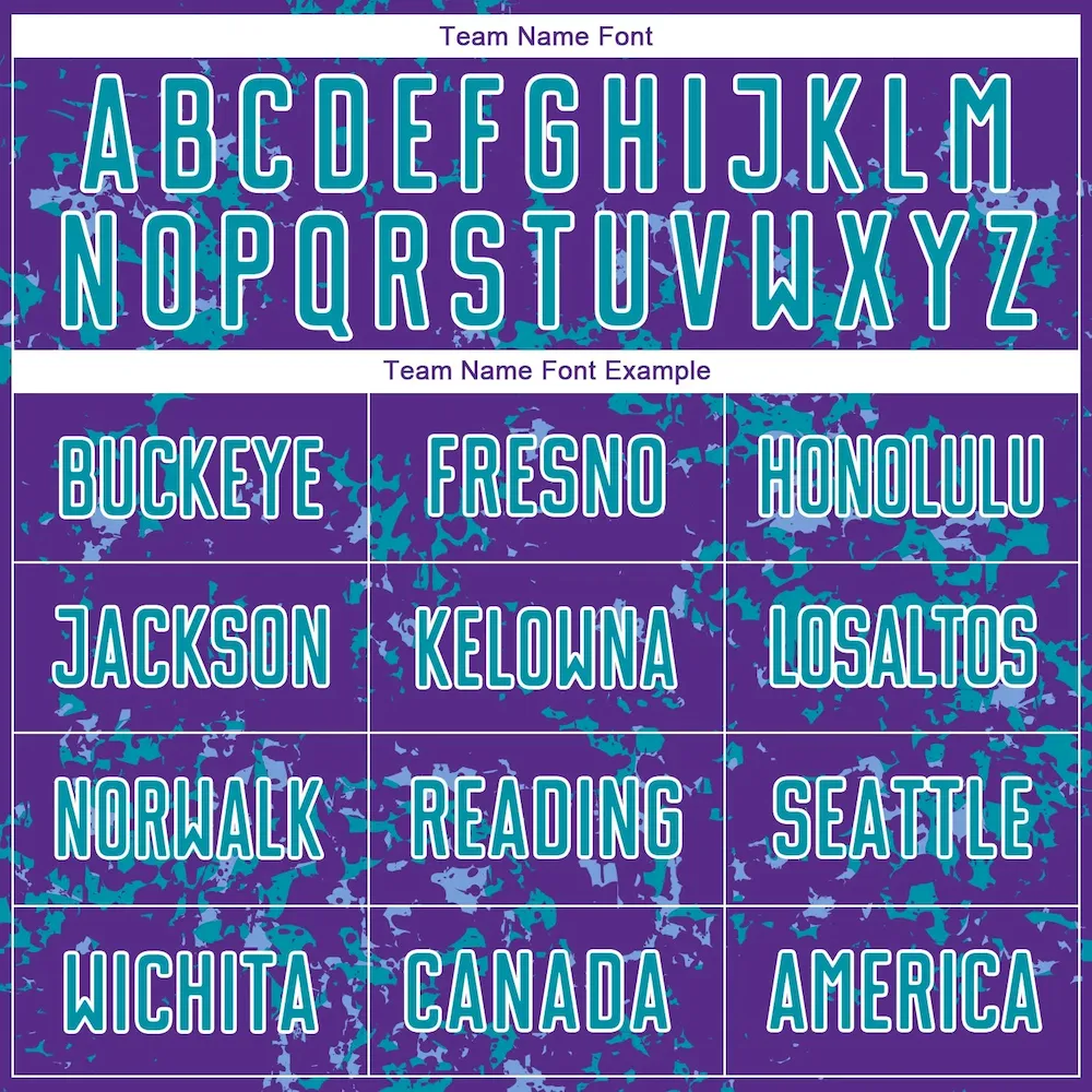 Custom Purple Teal-Light Blue Abstract Fragment Art Sublimation rugby Uniform Jersey