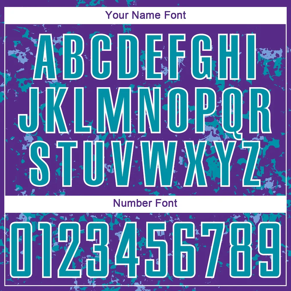 Custom Purple Teal-Light Blue Abstract Fragment Art Sublimation rugby Uniform Jersey