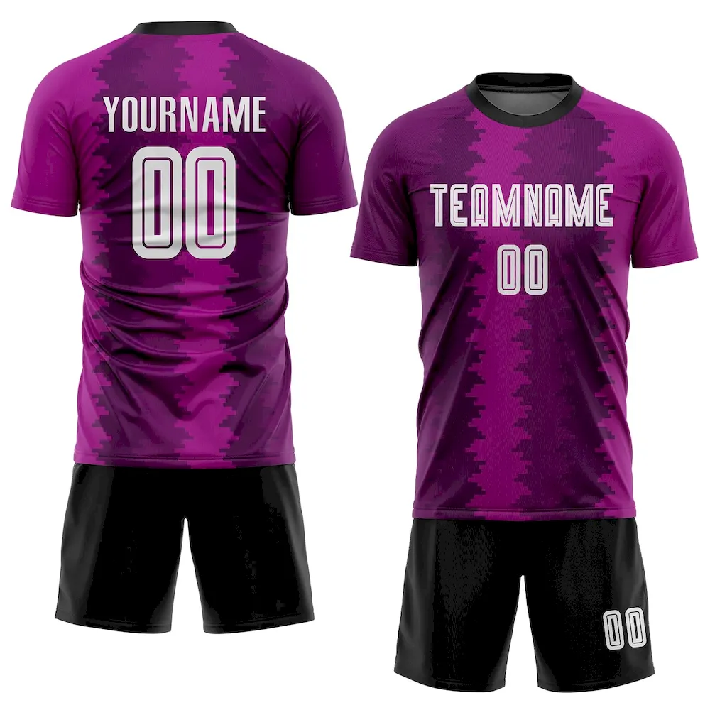 Custom Purple White-Pink Sublimation rugby Uniform Jersey Custom Purple White-Pink Sublimation rugby Uniform Jersey