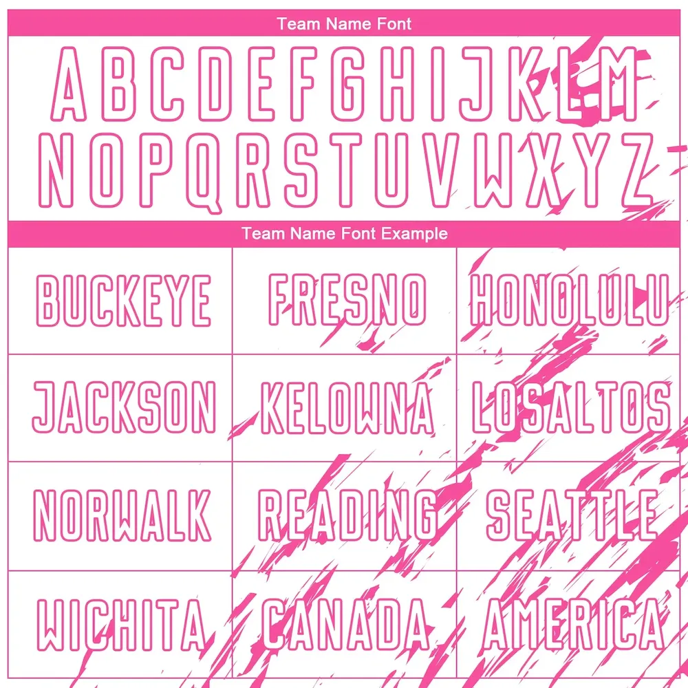 Custom White Pink Sublimation rugby Uniform Jersey Custom White Pink Sublimation rugby Uniform Jersey