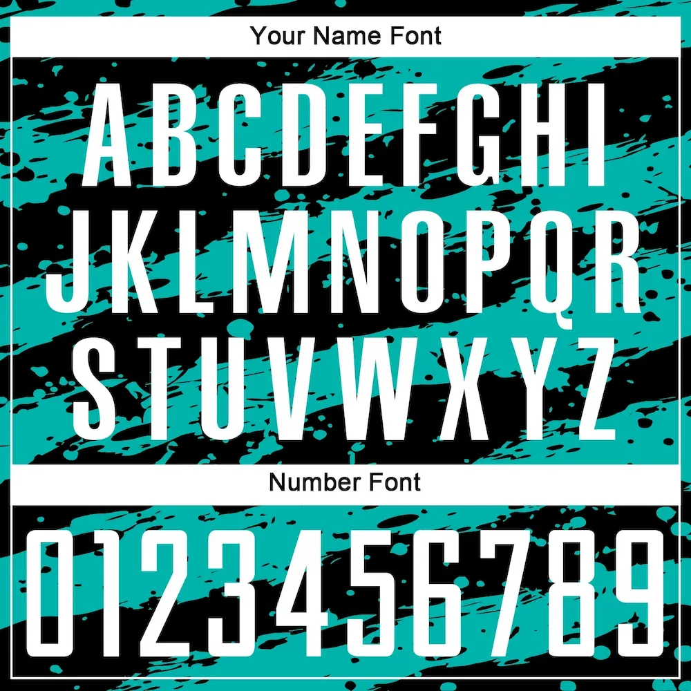 Custom Black White-Aqua Splash Sublimation rugby Uniform Jersey