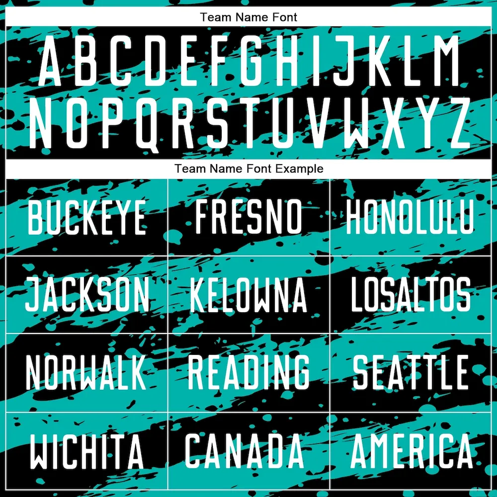 Custom Black White-Aqua Splash Sublimation rugby Uniform Jersey