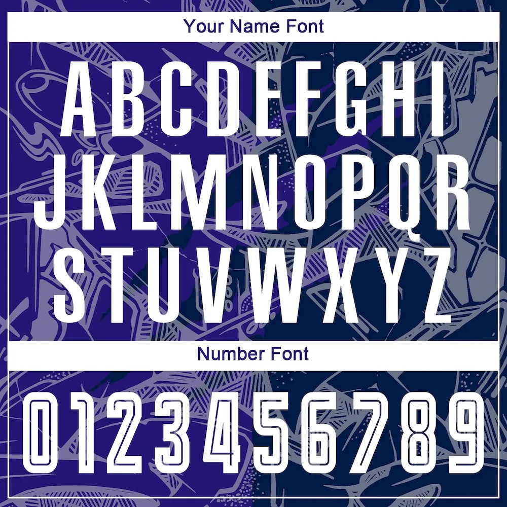 Custom Graffiti Pattern Dark Purple-Navy Scratch Sublimation rugby Uniform Jersey