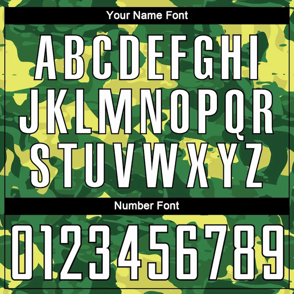 Custom Camo White-Kelly Green Sublimation Salute To Service rugby Uniform Jersey