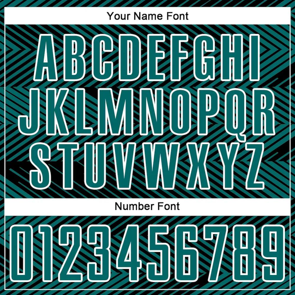 Custom Teal Black-White Line Sublimation rugby Uniform Jersey Custom Teal Black-White Line Sublimation rugby Uniform Jersey