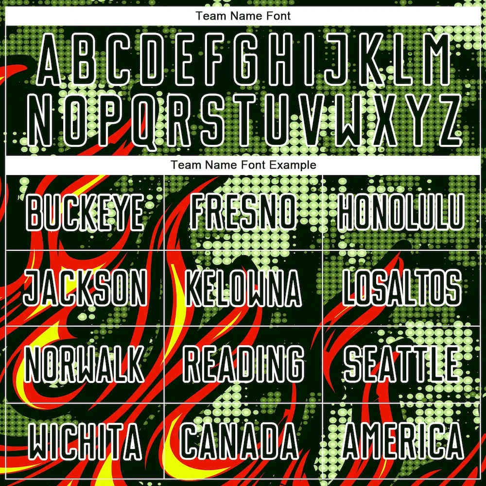 Custom Olive Red-Gold Flame Sublimation Salute To Service rugby Uniform Jersey