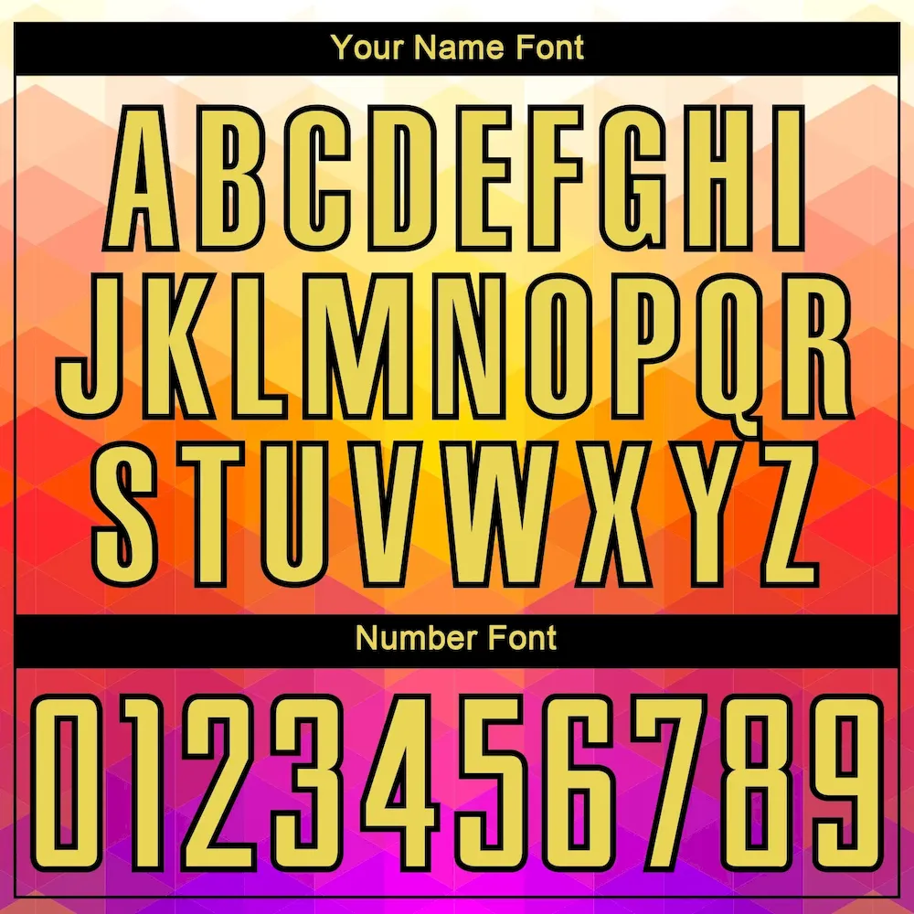 Custom Yellow Hot Pink-Black Geometric Shapes Sublimation rugby Uniform Jersey