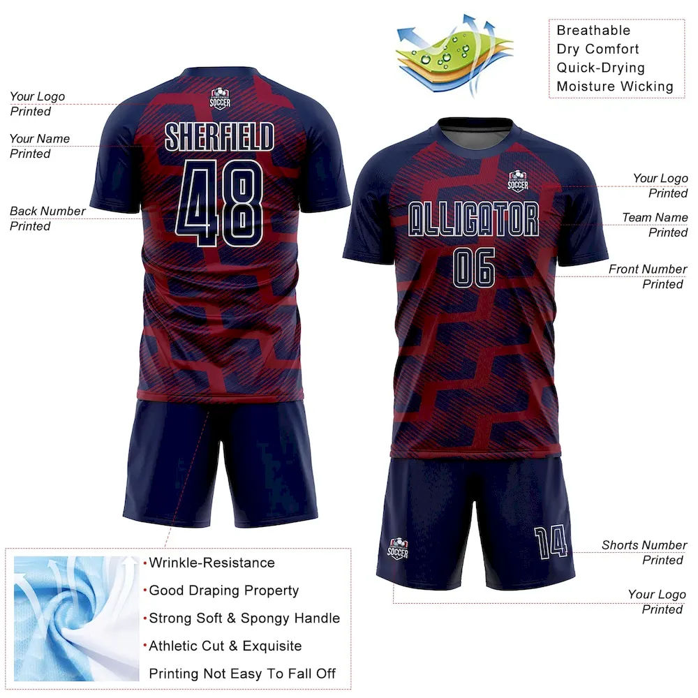 Custom Navy Crimson-White Line Sublimation rugby Uniform Jersey Custom Navy Crimson-White Line Sublimation rugby Uniform Jersey
