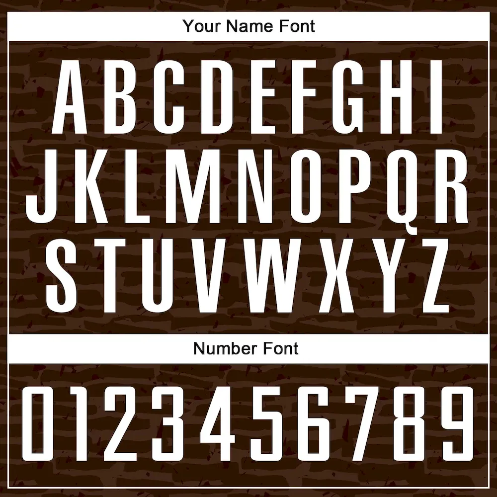 Custom Brown White Sublimation rugby Uniform Jersey