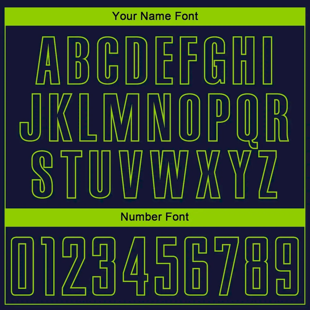 Custom Navy Neon Green Pinstripe Fade Fashion Sublimation rugby Uniform Jersey