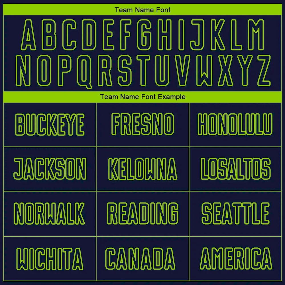 Custom Navy Neon Green Pinstripe Fade Fashion Sublimation rugby Uniform Jersey