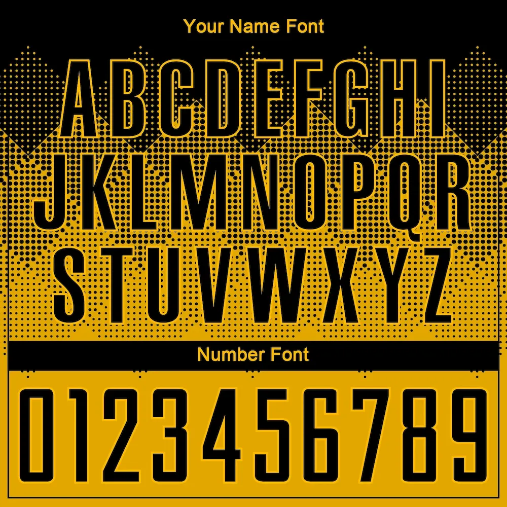 Custom Gold Black Sublimation rugby Uniform Jersey