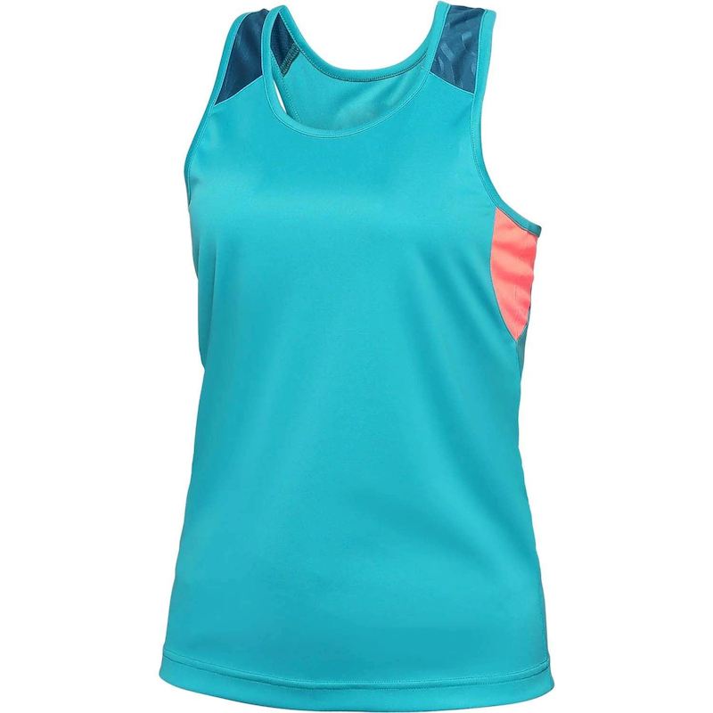 Women’s Blue Mesh Bonded Tank Top