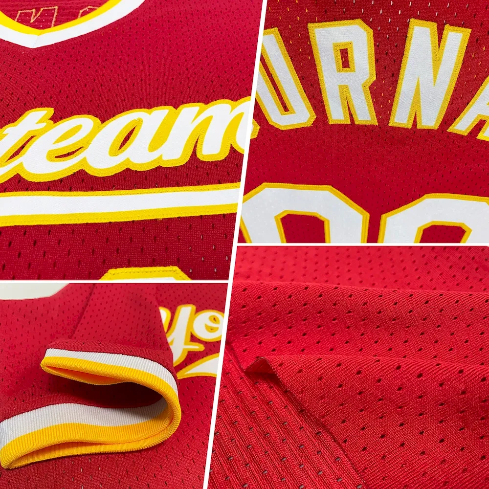 Custom Red White-Green Authentic Throwback Cricket Jersey Custom Red White-Green Authentic Throwback Cricket Jersey