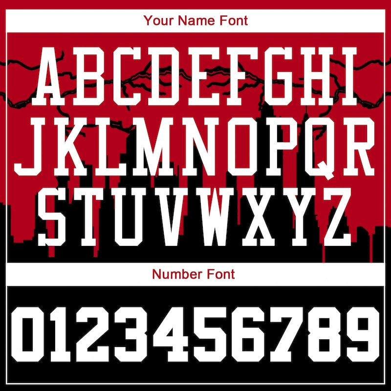 Custom Black White-Red Round Neck Sublimation Basketball Suit Jersey