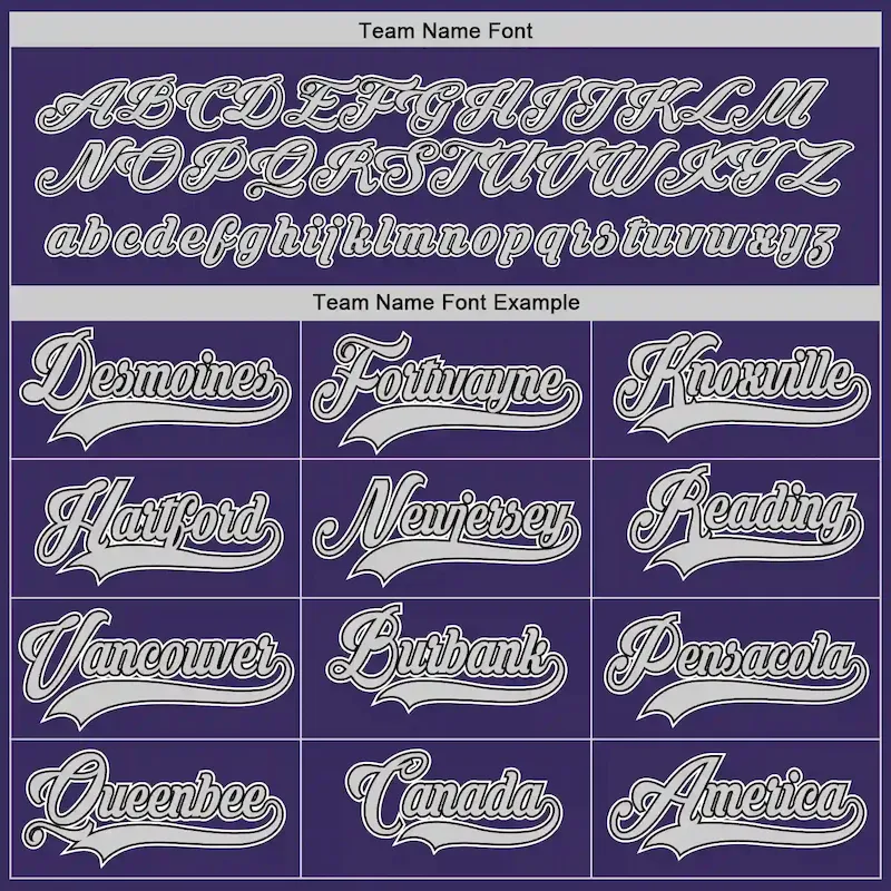 Custom Purple Black-Gray Hockey Jersey