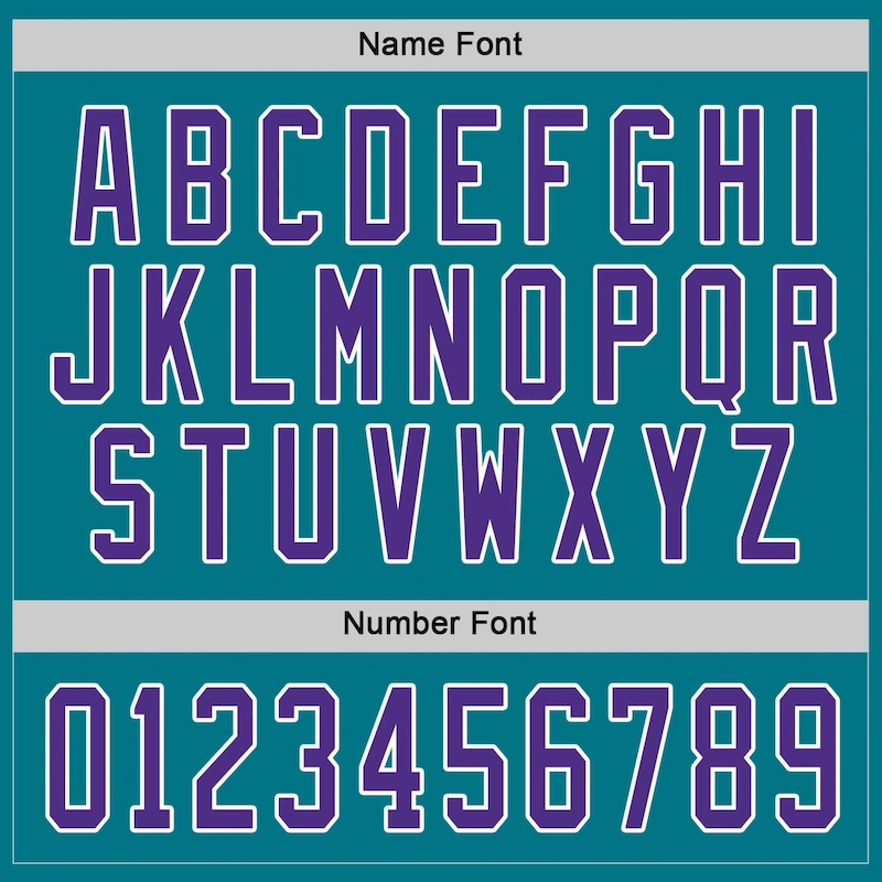 Custom Teal Purple-White Hockey Jersey