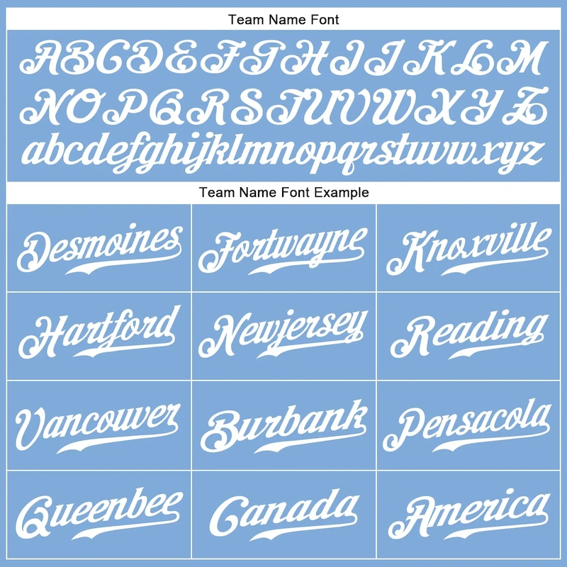 Custom Light Blue White Authentic Baseball Jersey