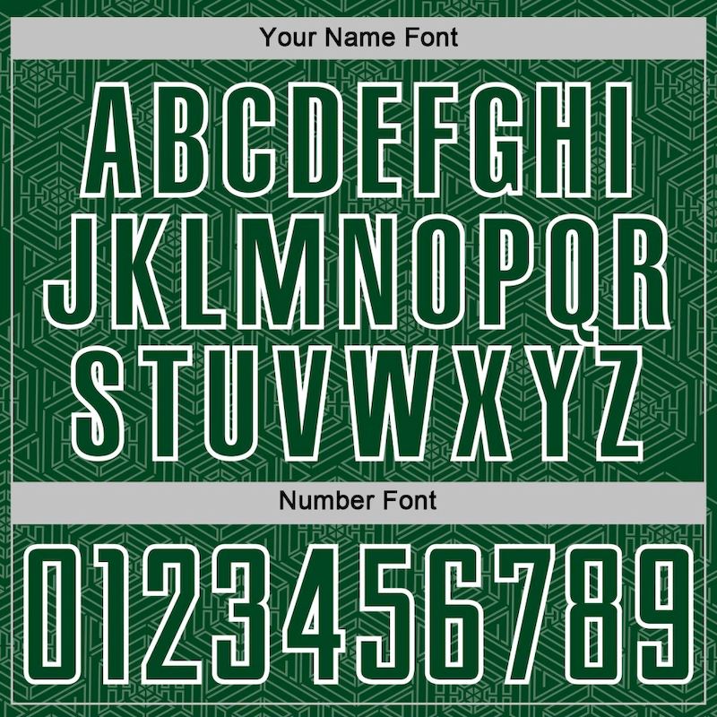 Sports Uniform Geometric White Sublimation Shape Custom Jersey Soccer Green