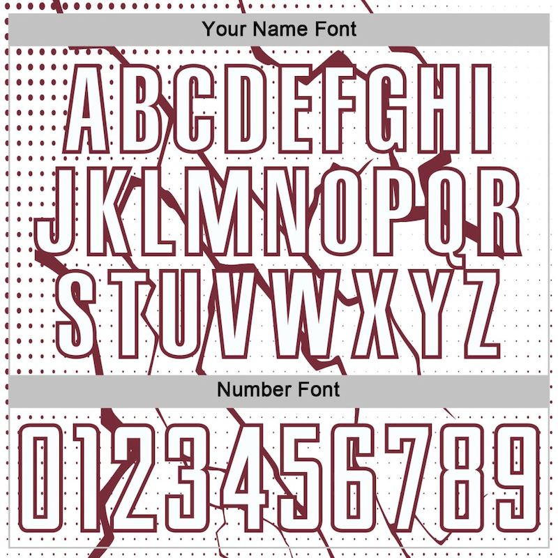 Sublimation Uniform Custom Sports Lightning White Soccer Jersey Burgundy