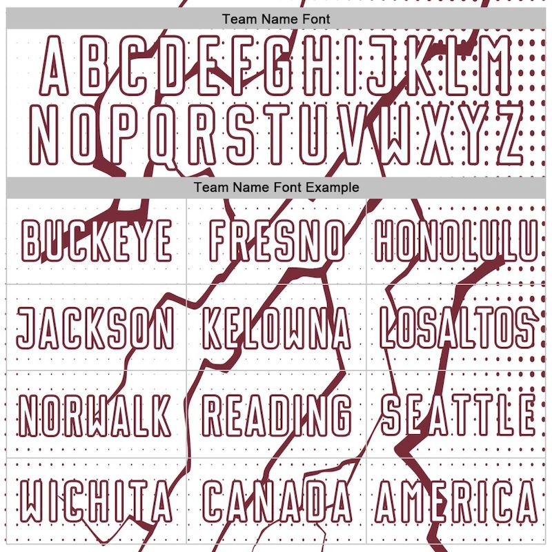 Sublimation Uniform Custom Sports Lightning White Soccer Jersey Burgundy