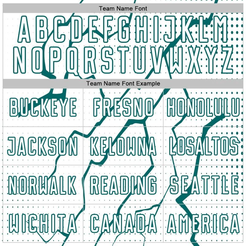 Sublimation Sports Uniform Jersey White Custom Soccer Lightning Teal