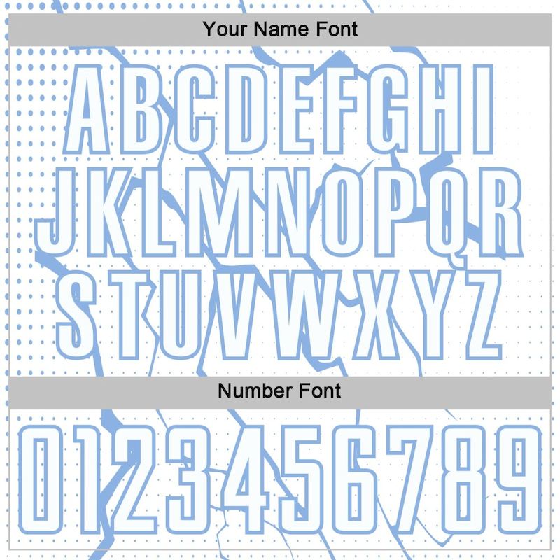 Jersey Soccer Lightning Uniform Custom White Sports Light Blue Sublimation