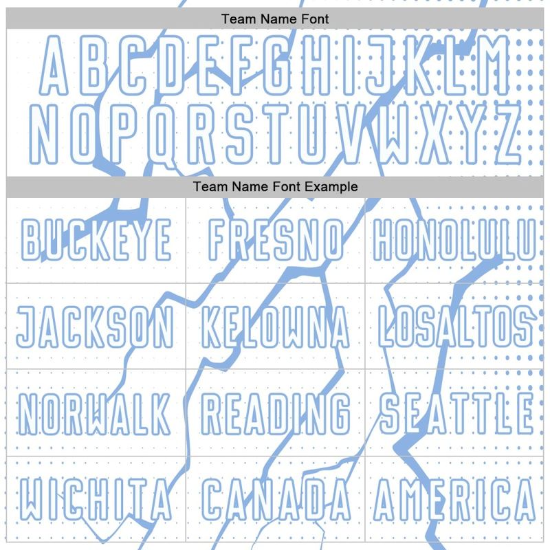 Jersey Soccer Lightning Uniform Custom White Sports Light Blue Sublimation