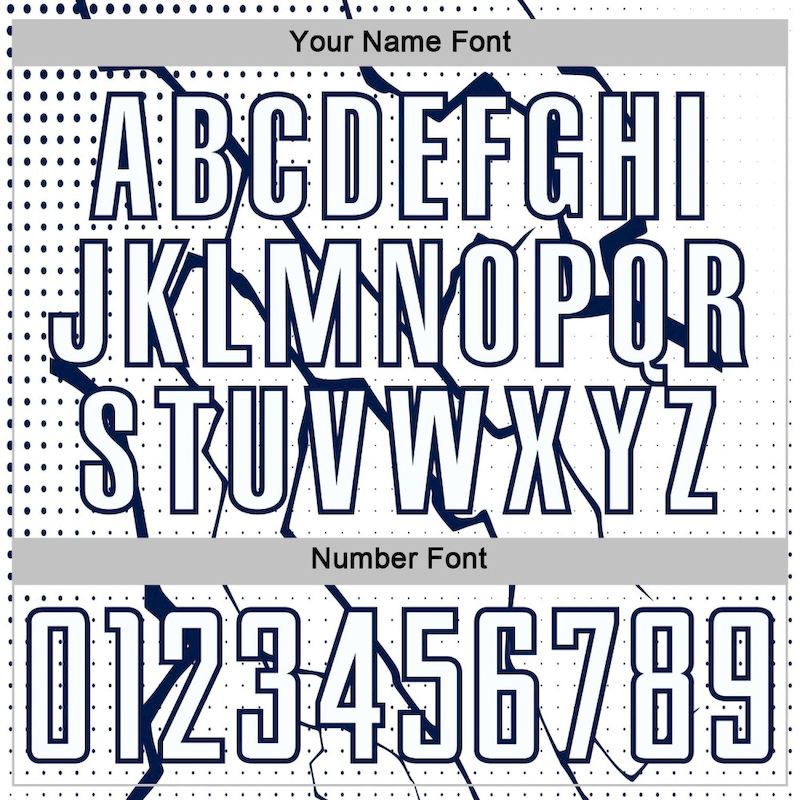 Jersey Custom Sports Sublimation Soccer White Lightning Navy Uniform