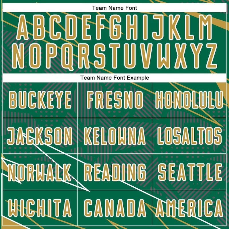 Soccer Sublimation Gold-White Lines Uniform Sports Green Custom Kelly Jersey Old