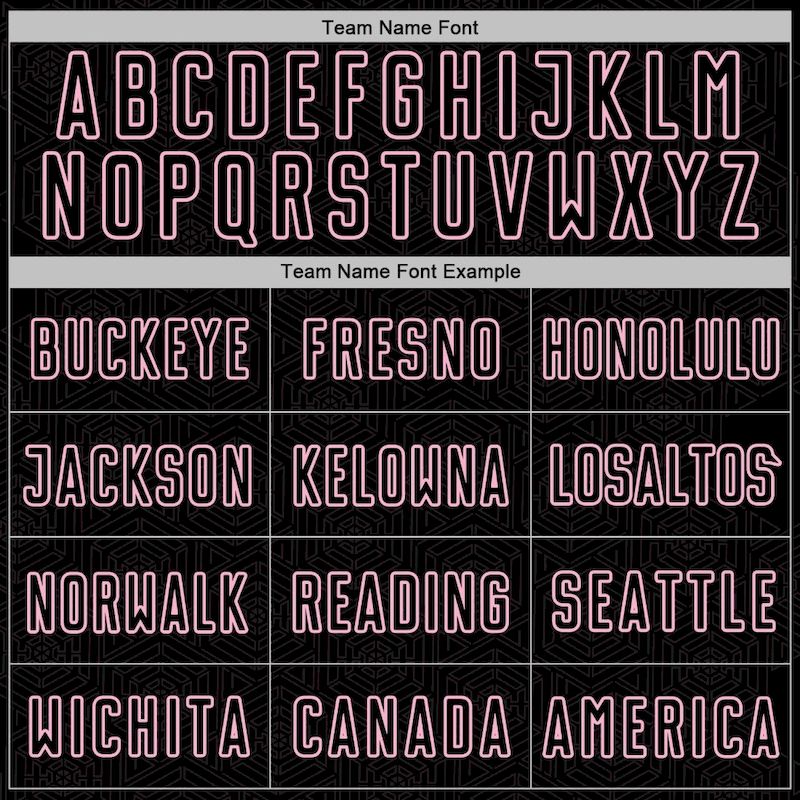 Soccer Sports Light Jersey Sublimation Custom Shape Geometric Pink Black Uniform